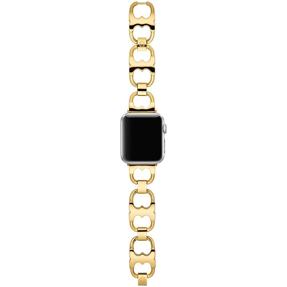 商品Tory Burch|Gold-Tone Stainless Steel Gemini Link Bracelet For Apple Watch® 38mm/40mm,价格¥998,第4张图片详细描述