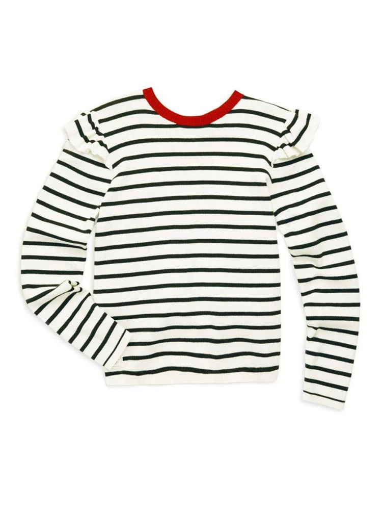 商品Ralph Lauren|幼童/小女童/大女童条纹套头衫,价格¥210,第1张图片