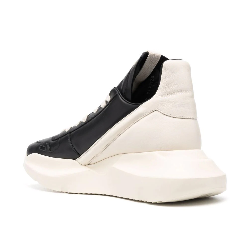 RICK OWENS 男黑色男士运动鞋 RU02A5814-LPO-9111商品第3张图片规格展示