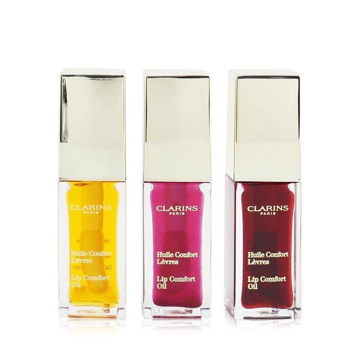 商品Clarins|Clarins 娇韵诗 植萃凝亮润唇油套装 3*7ml,价格¥635,第1张图片