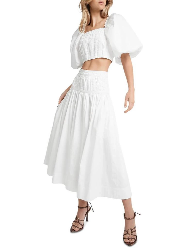商品Aje|Womens Cotton Calf Midi Skirt,价格¥683,第1张图片