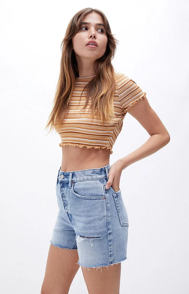 商品PacSun|Distressed Girlfriend Denim Shorts,价格¥104,第3张图片详细描述