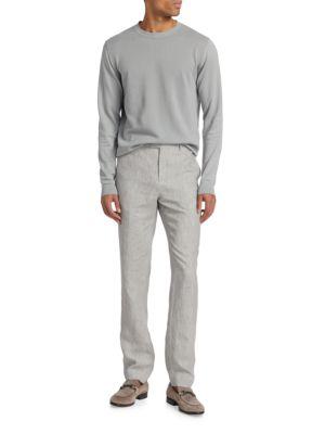 Micro Grid Cotton Sweater商品第7张图片规格展示