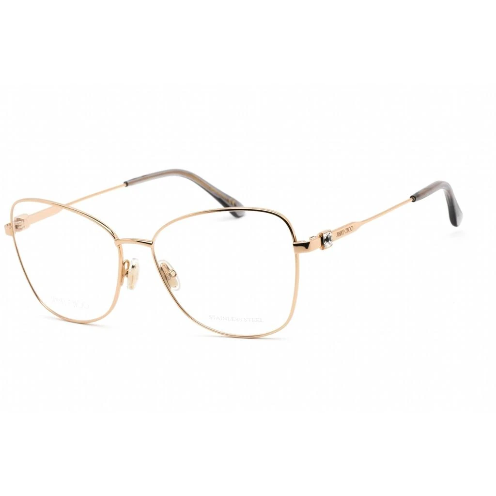 商品Jimmy Choo|Jimmy Choo Women's Eyeglasses - Rose Gold Stainless Steel Cat Eye | JC 304 0000 00,价格¥546,第1张图片