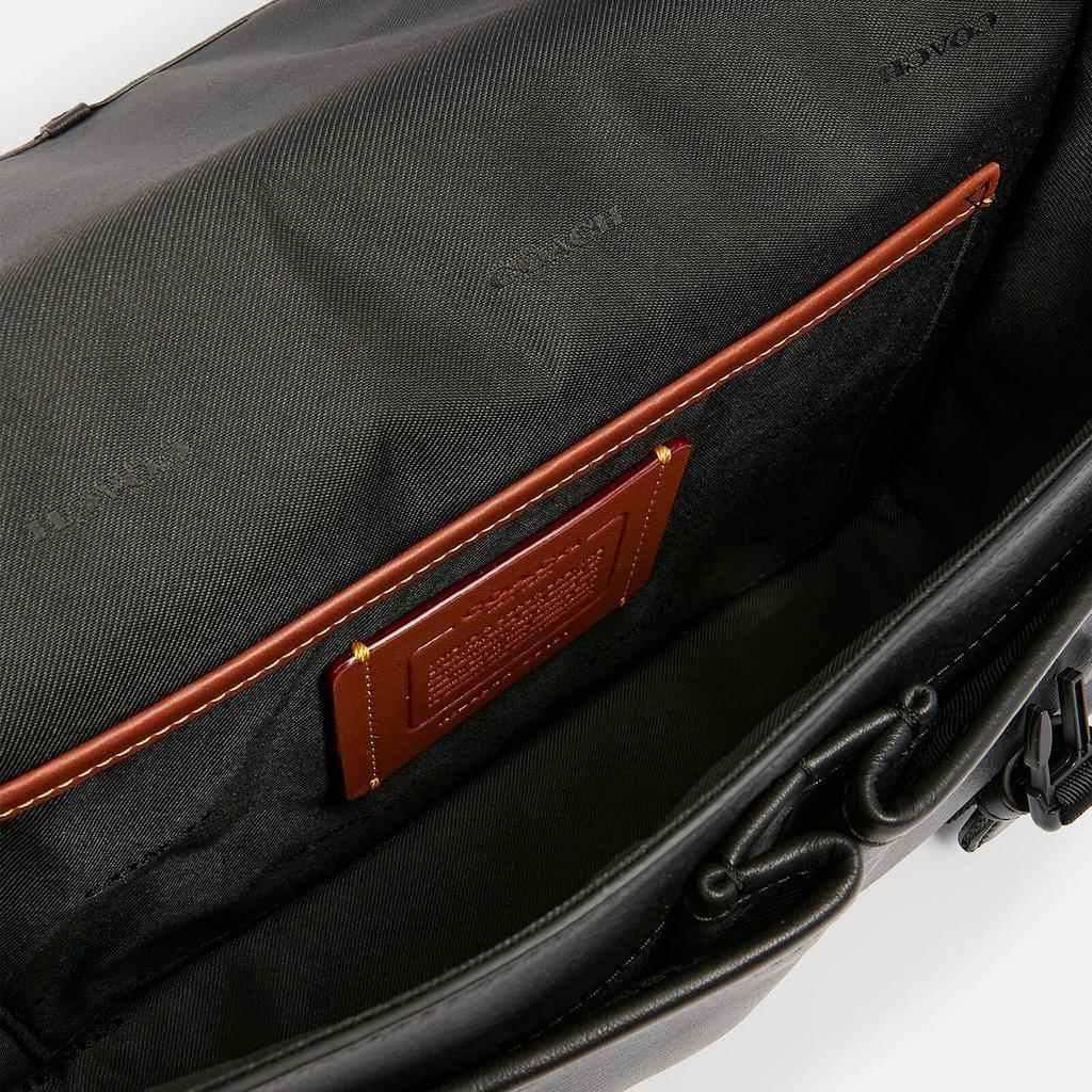 商品Coach|Coach Men's League Smooth Leather Messenger Bag - Black,价格¥3475,第5张图片详细描述