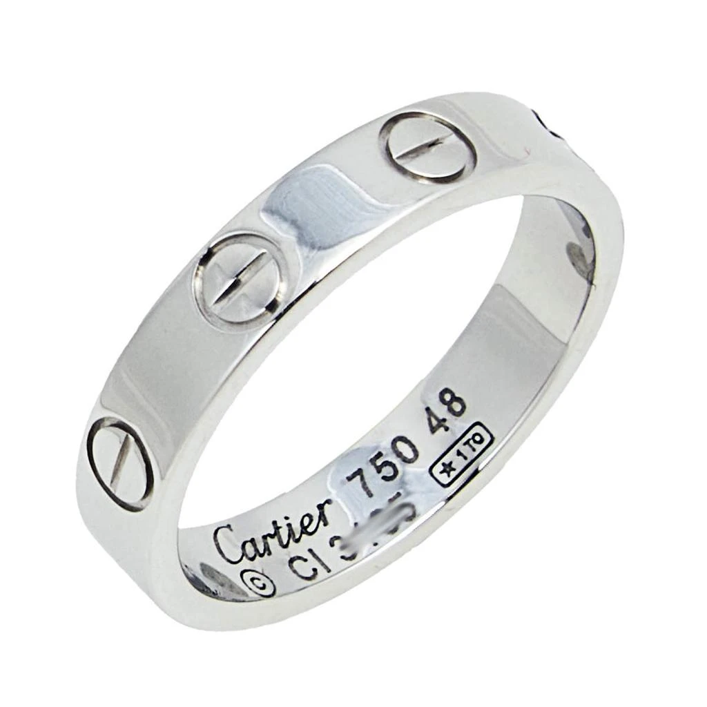 商品[二手商品] Cartier|Cartier Love 18k White Gold Narrow Wedding Band Ring Size 48,价格¥4447,第3张图片详细描述