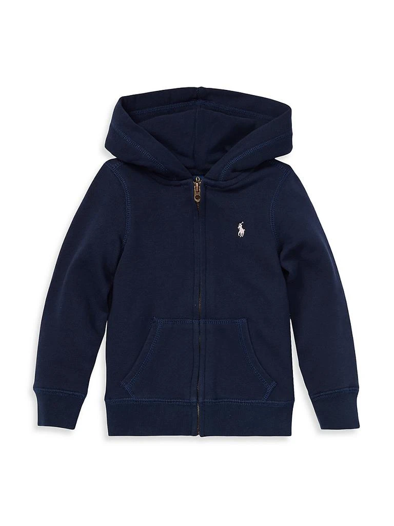 商品Ralph Lauren|Little Girl's & Girl's French Terry Zip-Up Hoodie,价格¥448,第1张图片