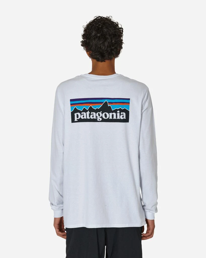 商品Patagonia|P-6 Logo Responsibili Longsleeve T-Shirt White,价格¥347,第3张图片详细描述