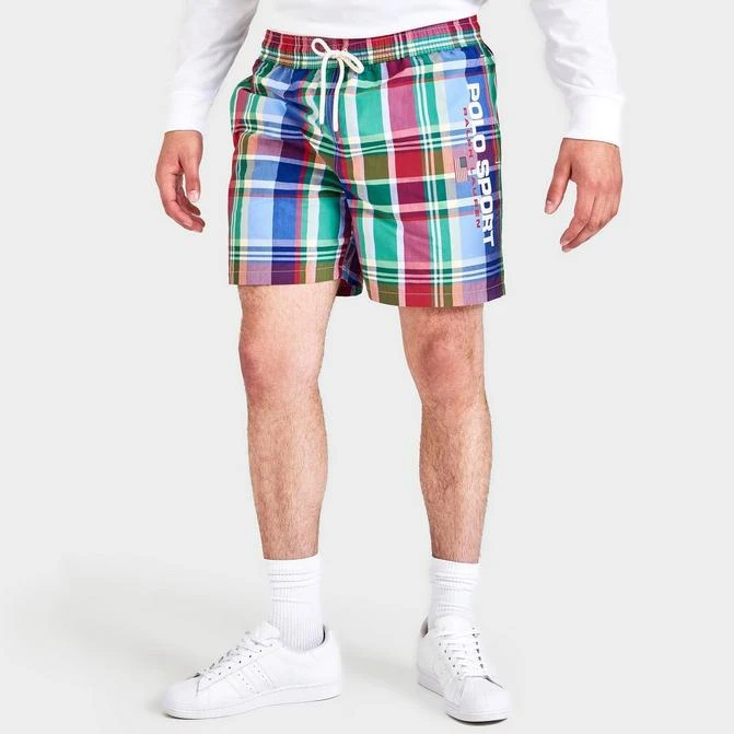 商品Ralph Lauren|Men's Polo Sport Traveler Printed Swim Shorts,价格¥483,第1张图片