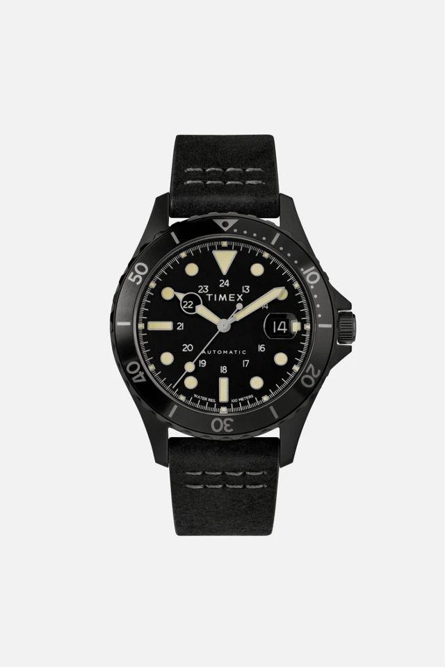 商品Timex|Timex Navi XL Automatic 41mm Leather Strap Watch,价格¥1942,第1张图片