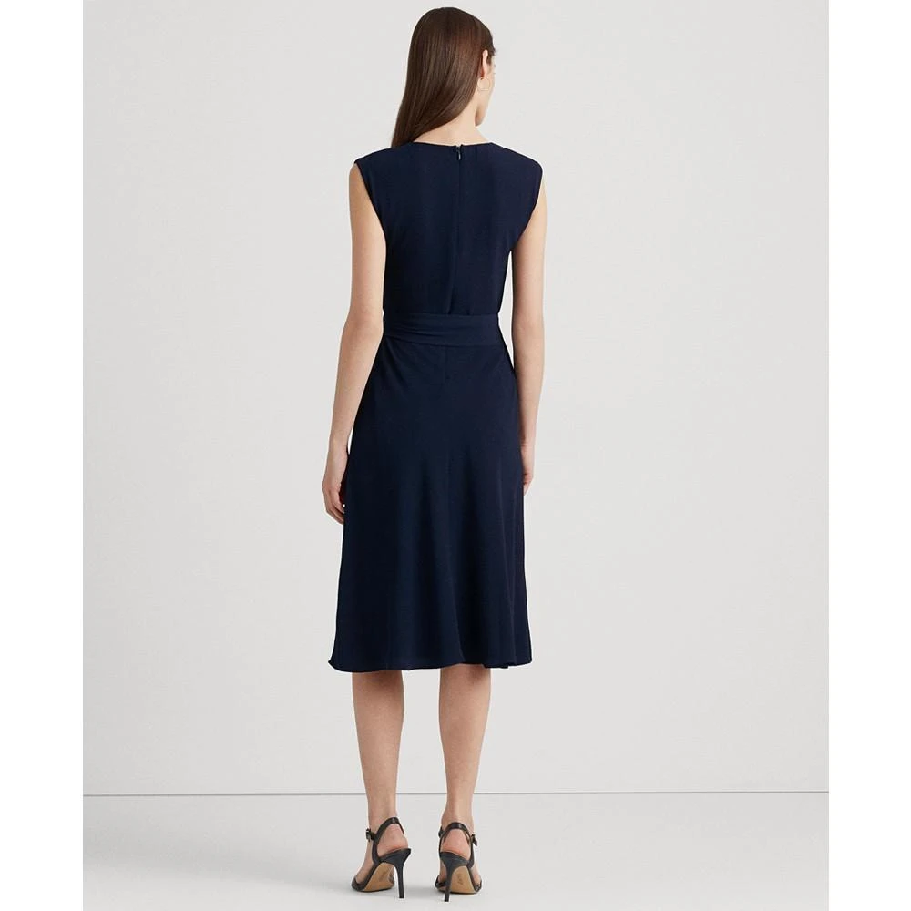 商品Ralph Lauren|Women's Belted Bubble Crepe Dress,价格¥1012,第2张图片详细描述