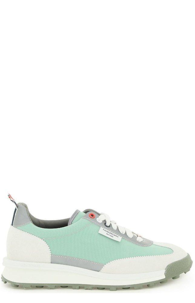 商品Thom Browne|Thom Browne Color-Block Low-Top Sneakers,价格¥4889,第1张图片