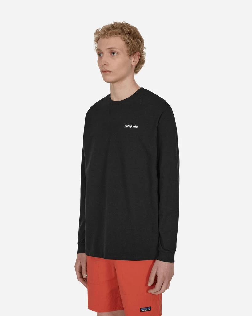 商品Patagonia|P-6 Logo Responsibili Longsleeve T-Shirt Black,价格¥378,第2张图片详细描述