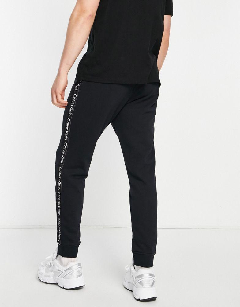Calvin Klein Performance taping joggers in black商品第2张图片规格展示