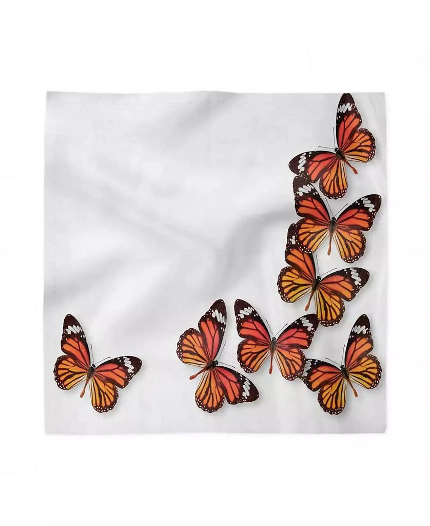 商品Ambesonne|Butterflies Set of 4 Napkins, 12" x 12",价格¥150,第2张图片详细描述