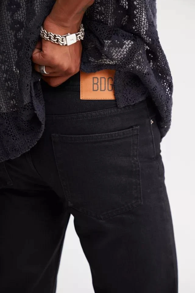商品BDG|BDG '90s Slim Fit Jean – Waxed Coated Black,价格¥75,第4张图片详细描述