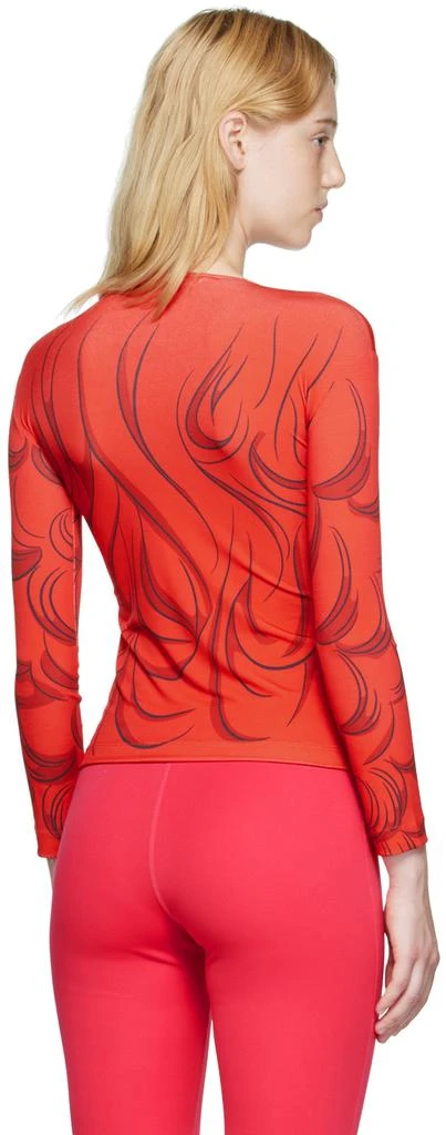商品pushBUTTON|SSENSE Exclusive Red Goggles Girl T-Shirt,价格¥687,第3张图片详细描述