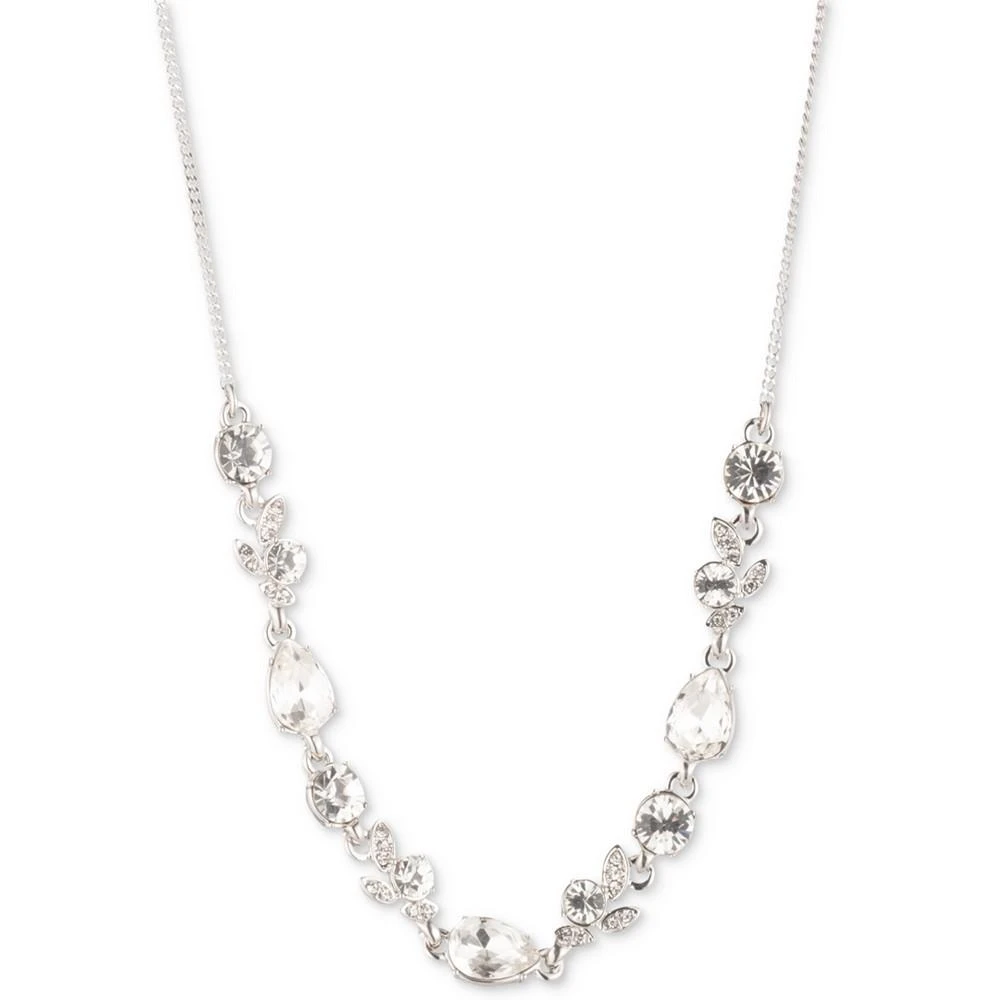 商品Givenchy|Silver-Tone Crystal Stone Frontal Necklace, 16" + 3" extender,价格¥259,第1张图片