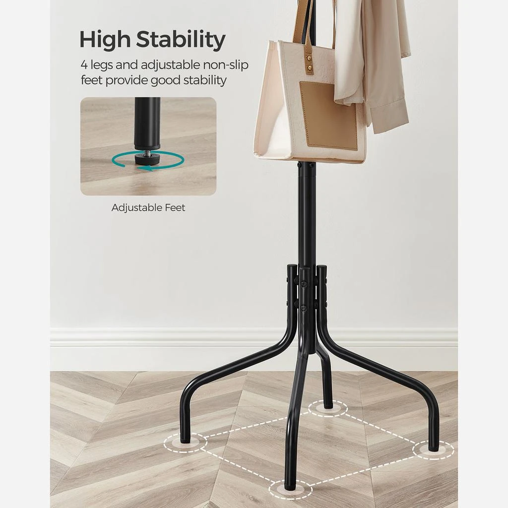 商品BreeBe|Metal Coat Rack with 12 Hooks,价格¥418,第4张图片详细描述