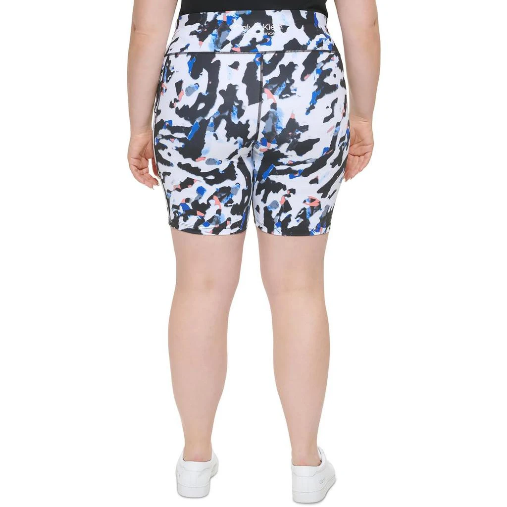 商品Calvin Klein|Calvin Klein Performance Womens Plus Fitness Running Bike Short,价格¥62,第3张图片详细描述