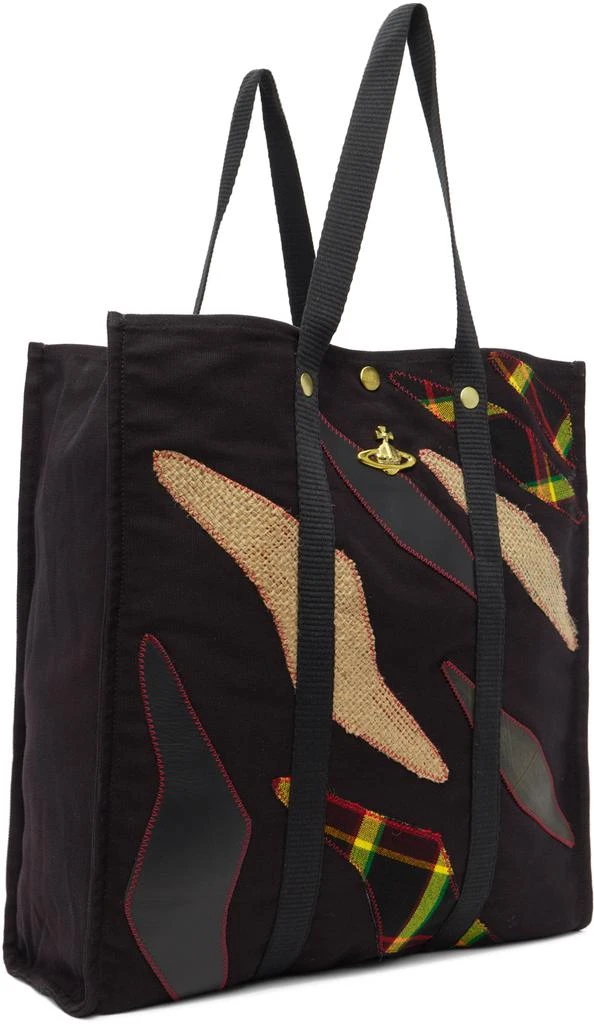 商品Vivienne Westwood|Black Carpenter Appliqué Tote,价格¥2253,第2张图片详细描述