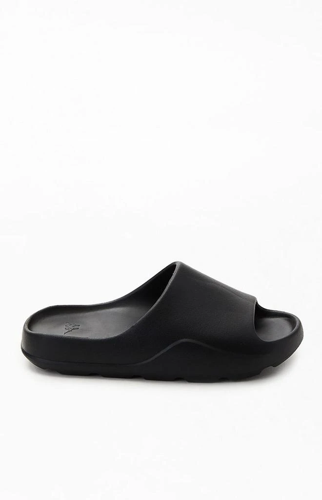 商品Kappa|Black Authentic Plume 1 Slide Sandals,价格¥149,第1张图片