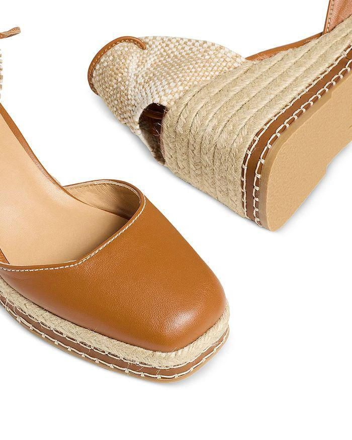 商品CASTAÑER|Women's Tinita Square Toe Strappy Espadrille Wedge Platform d'Orsay Pumps,价格¥1250,第5张图片详细描述