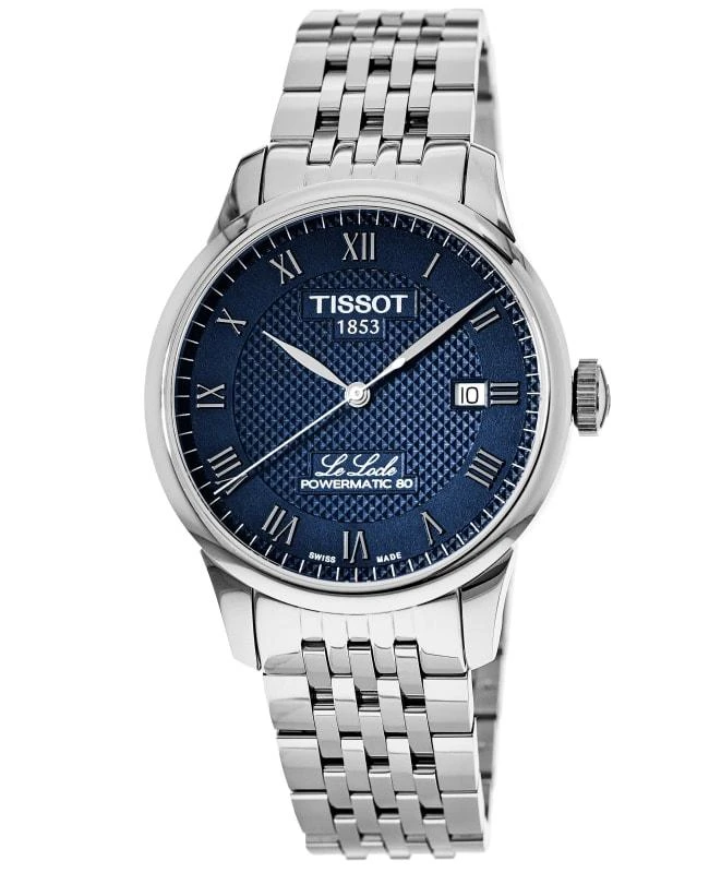 商品Tissot|Tissot Le Locle Powermatic 80 Blue Dial Stainless Steel Men's Watch T006.407.11.043.00,价格¥3674,第1张图片