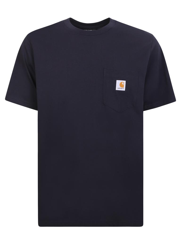 Carhartt Blue Cotton Mc T-shirt商品第1张图片规格展示