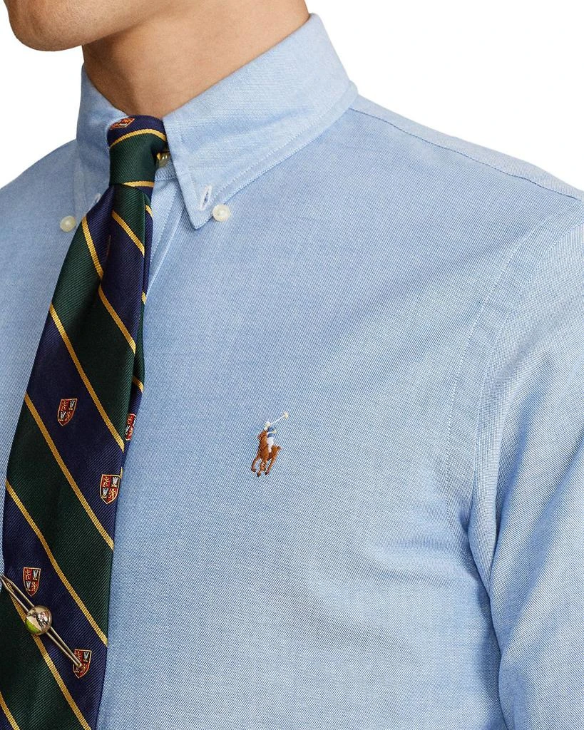 商品Ralph Lauren|Long Sleeve Cotton Oxford Button Down Shirt - Classic & Slim Stretch Fits,价格¥937,第4张图片详细描述