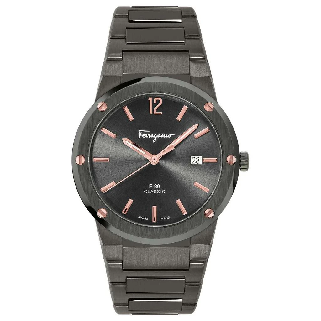 商品Salvatore Ferragamo|Ferragamo F-80 Men's Watch,价格¥5245,第1张图片