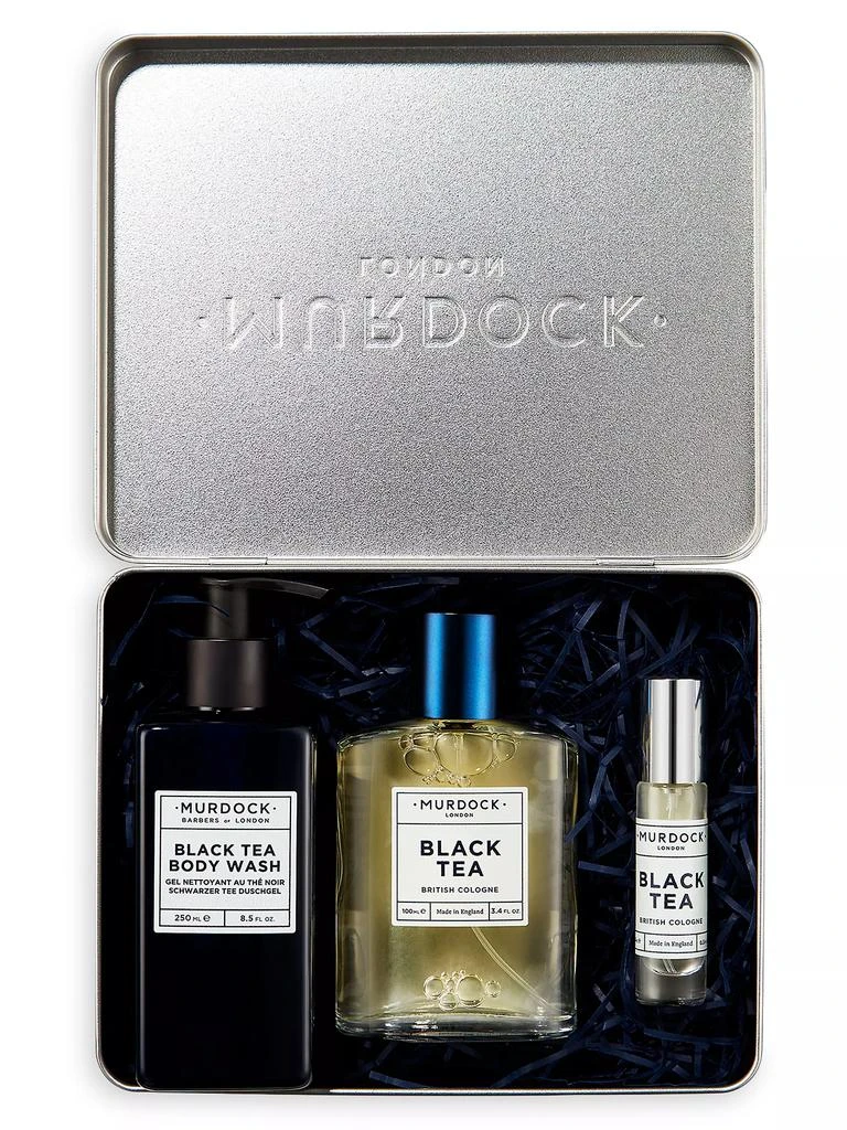 商品Murdock London|Bond Street 3-Piece Black Tea Cologne &amp; Body Wash Set,价格¥891,第3张图片详细描述