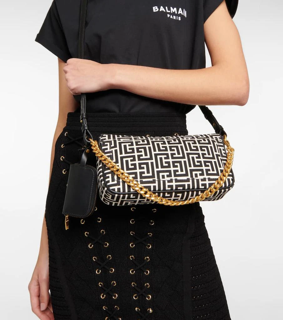 商品Balmain|B-Army monogram canvas crossbody bag,价格¥8707,第2张图片详细描述