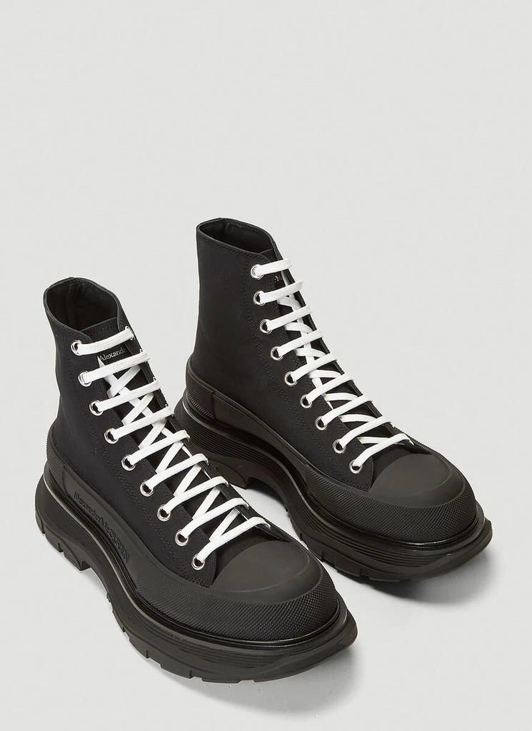 商品Alexander McQueen|Alexander McQueen Tread Lace Up Boots,价格¥3972,第4张图片详细描述