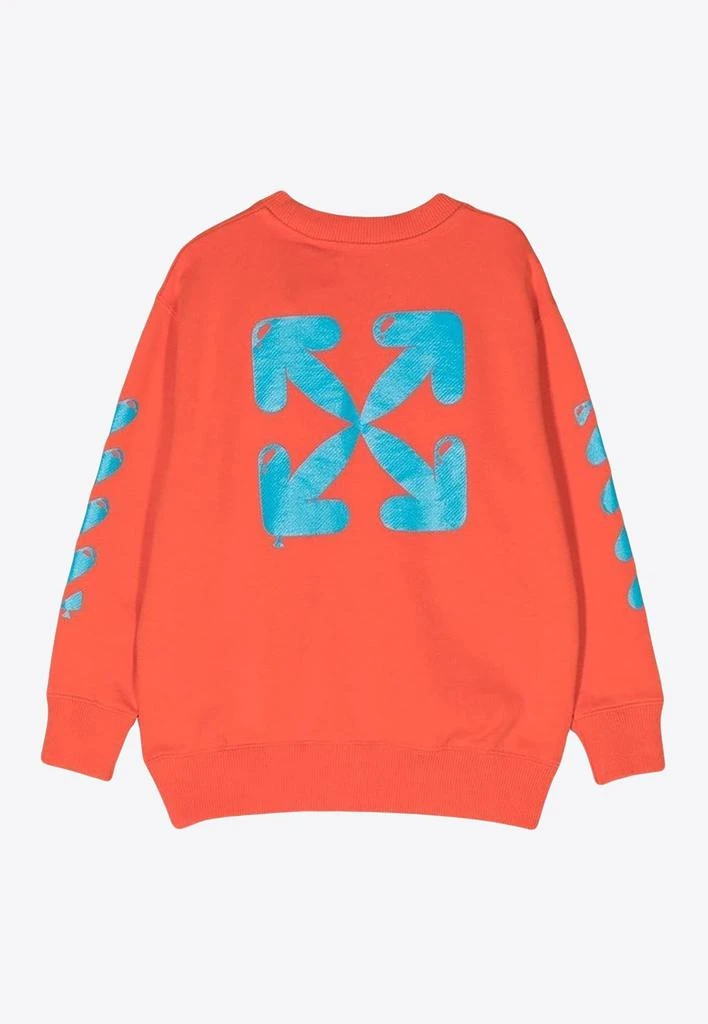 商品Off-White|Kids Logo Sweatshirt,价格¥1560,第2张图片详细描述