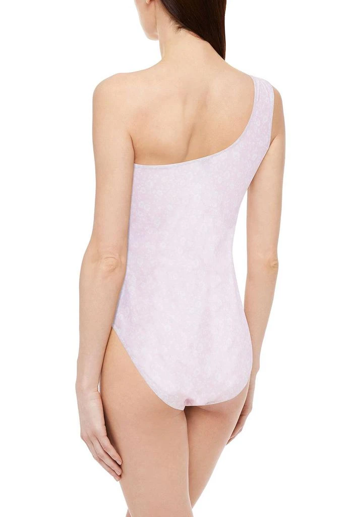 商品Ganni|One-shoulder floral-print swimsuit,价格¥209,第3张图片详细描述