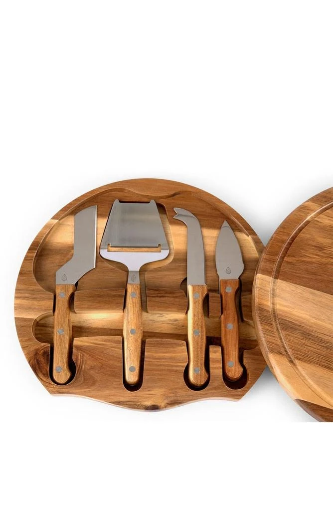 商品Toscana a Picnic Time Brand|TOSCANA Acacia Circo Cheese Cutting Board & Tools Set,价格¥330,第4张图片详细描述