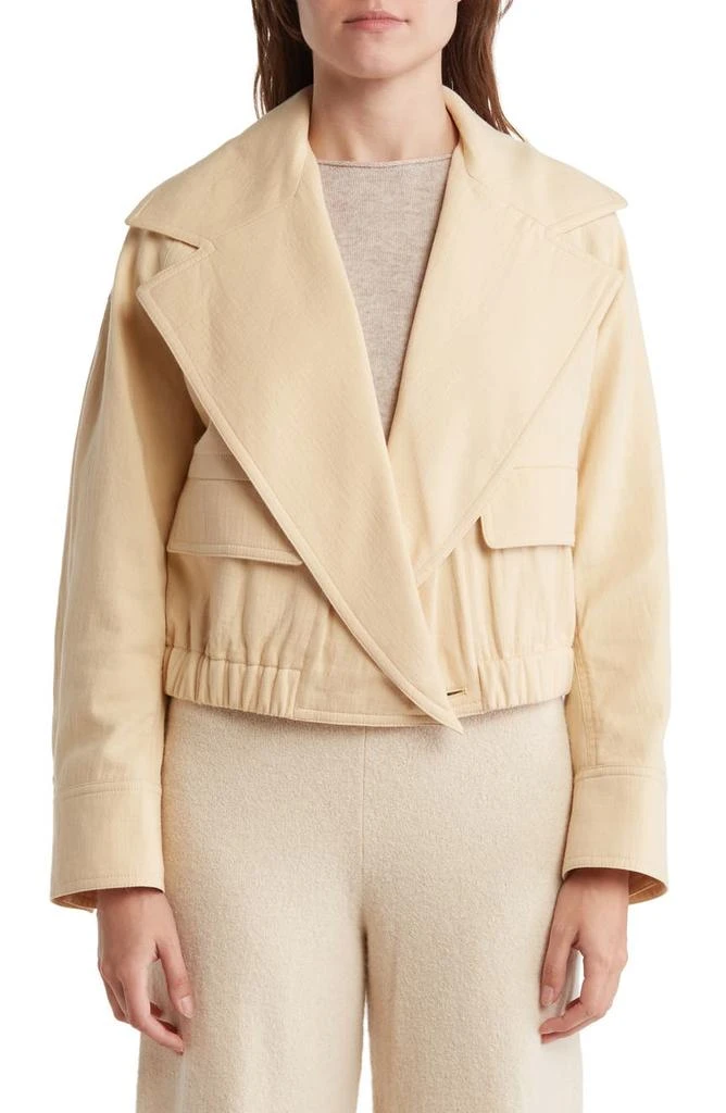 商品Vince|Notch Lapel Crop Blazer,价格¥1471,第3张图片详细描述