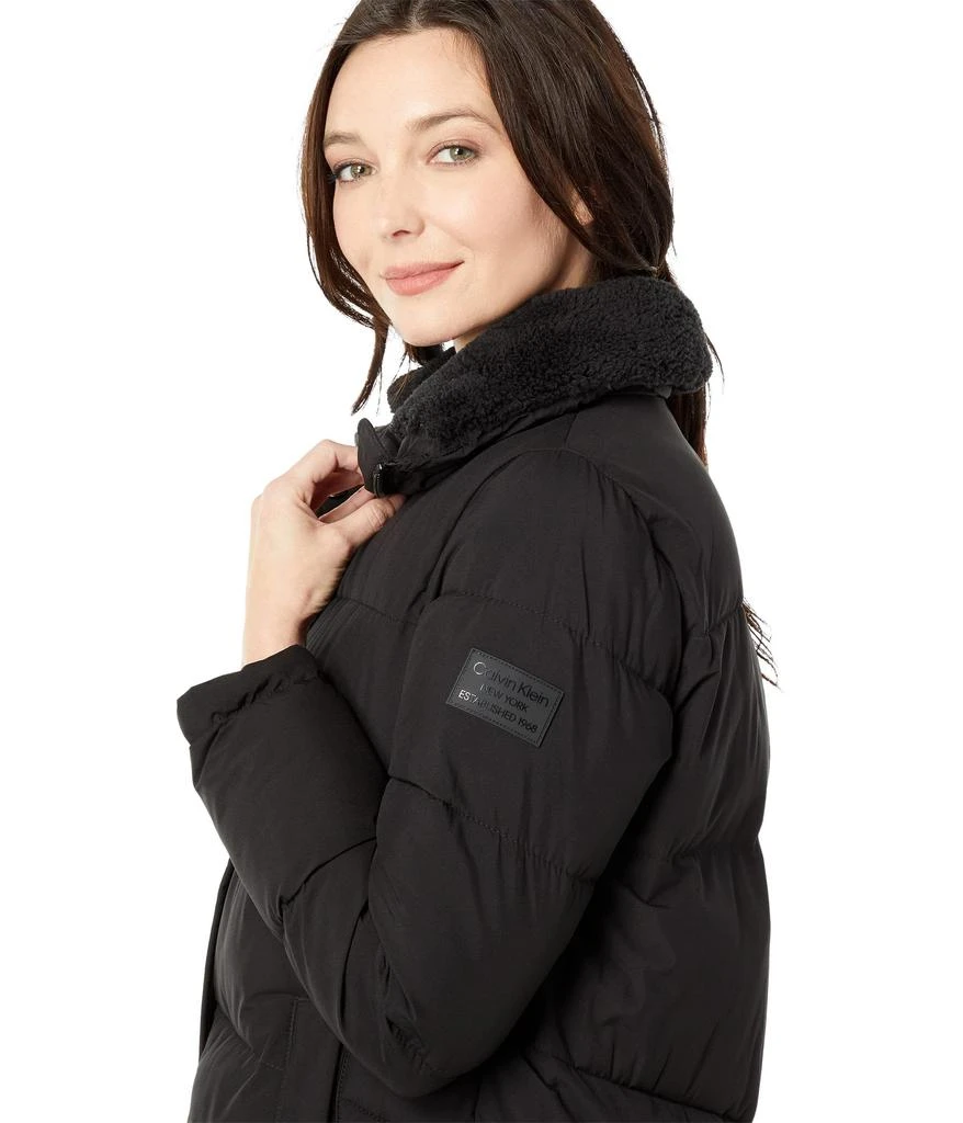 商品Calvin Klein|A-Line Stretch Puffer,价格¥805,第4张图片详细描述