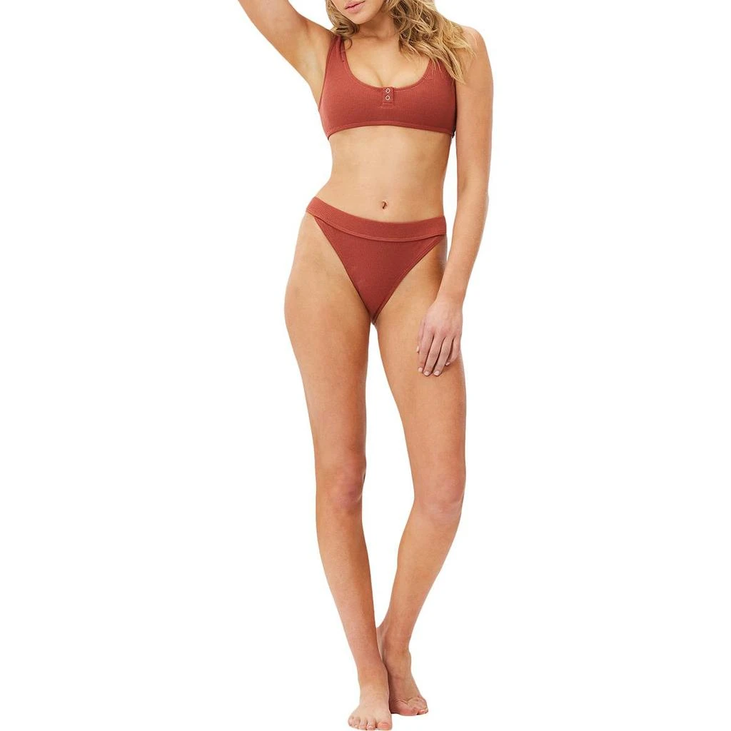 商品Charlie Holiday|Charlie Holiday Badlands Ribbed High Cut Swim Bottom Brief,价格¥100,第4张图片详细描述