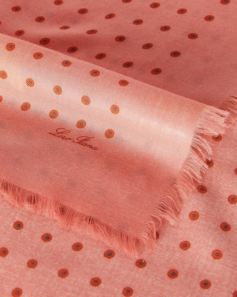 商品Loro Piana|Dotted Cashmere-Silk Foulard,价格¥4244,第3张图片详细描述