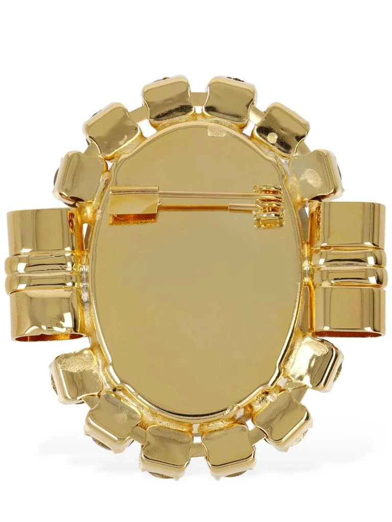 商品Balmain|Oval Crystal Brooch,价格¥1348,第2张图片详细描述