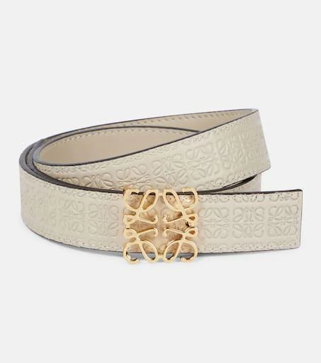 商品Loewe|Repeat Anagram embossed leather belt,价格¥3544,第1张图片