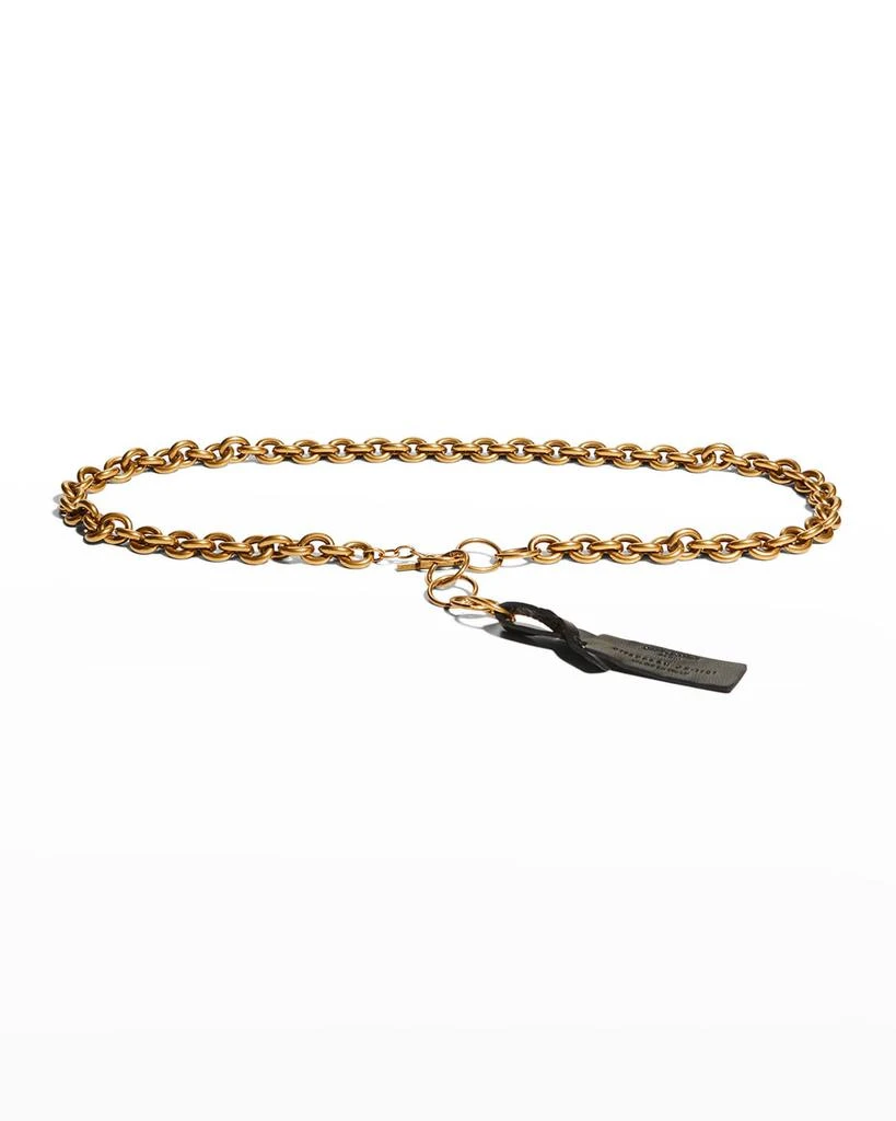 商品Yves Saint Laurent|Maillon Chain Skinny Belt,价格¥6117,第1张图片