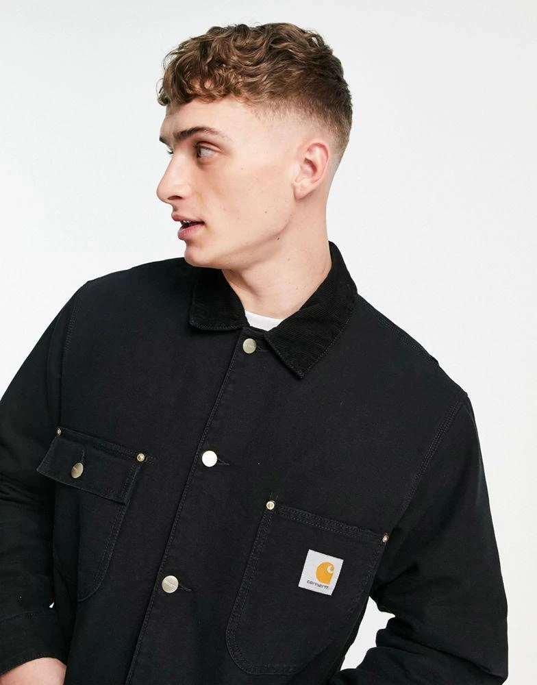 商品Carhartt|Carhartt WIP OG chore coat in black,价格¥1089,第4张图片详细描述