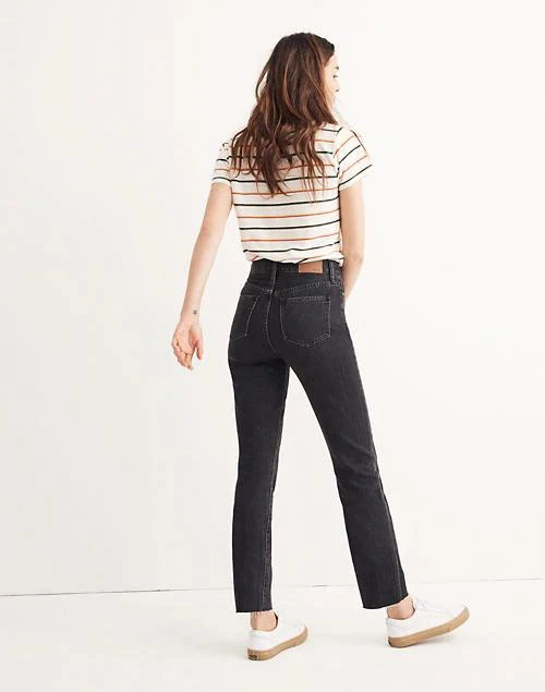 商品Madewell|The Perfect Summer Jean in Crawley Black Wash,价格¥397,第3张图片详细描述