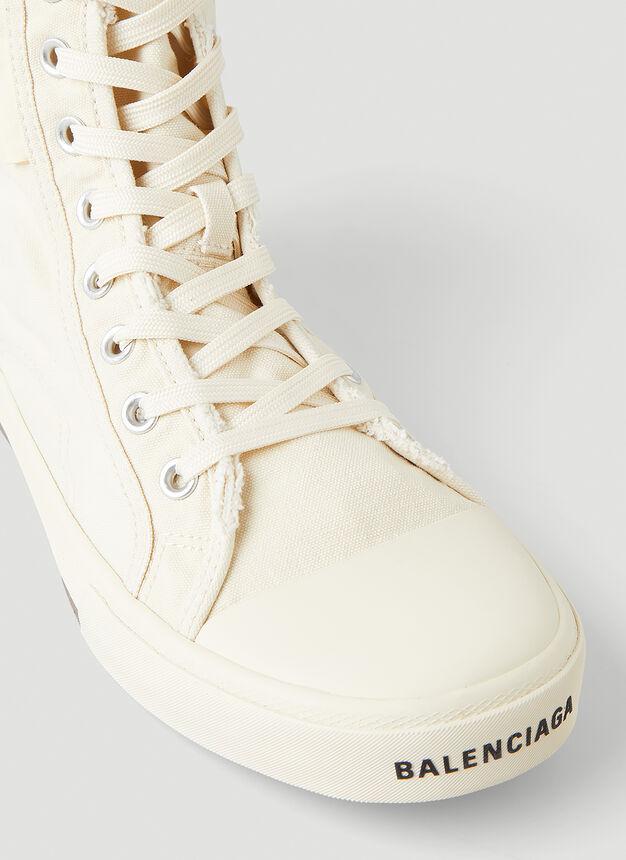 Paris High Top Sneakers in White商品第6张图片规格展示