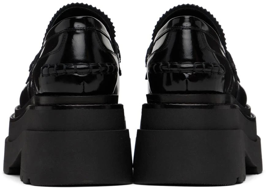 商品Alexander Wang|Black Carter Platform Loafers,价格¥6313,第2张图片详细描述