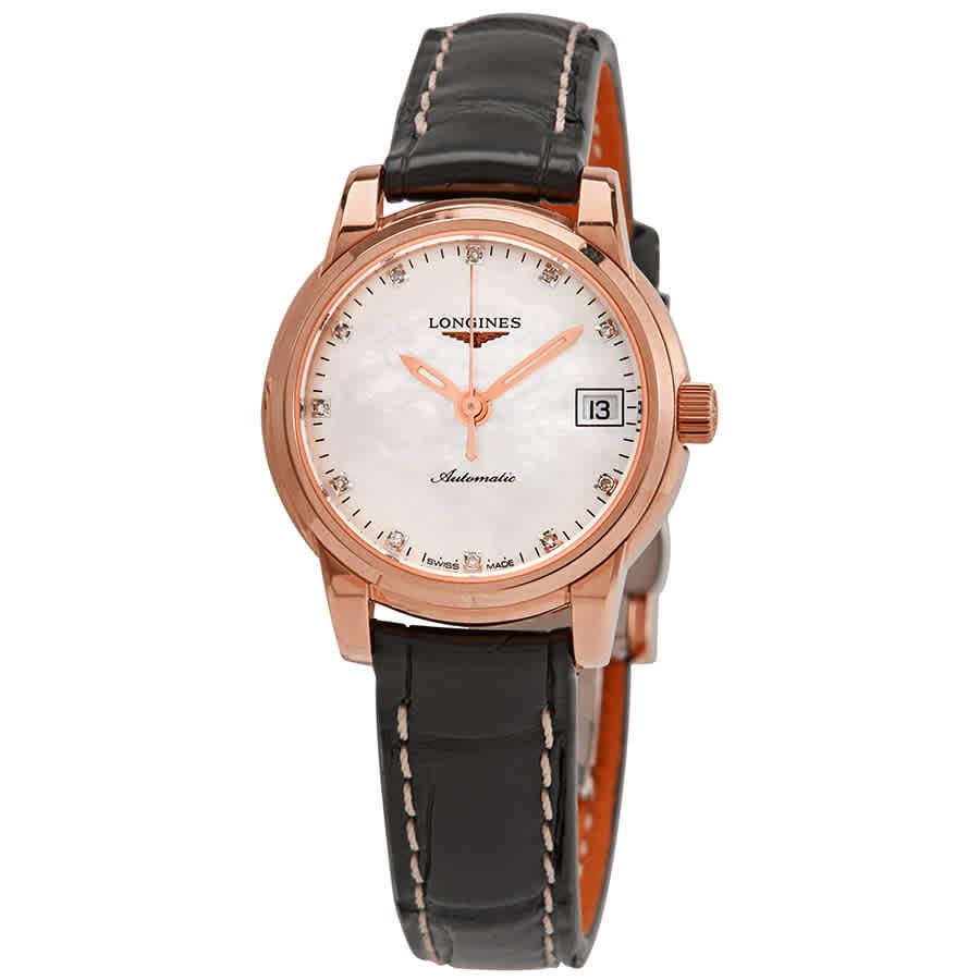 Saint-Imier Automatic Diamond White Mother of Pearl Dial Ladies Watch L2.263.8.88.3商品第1张图片规格展示