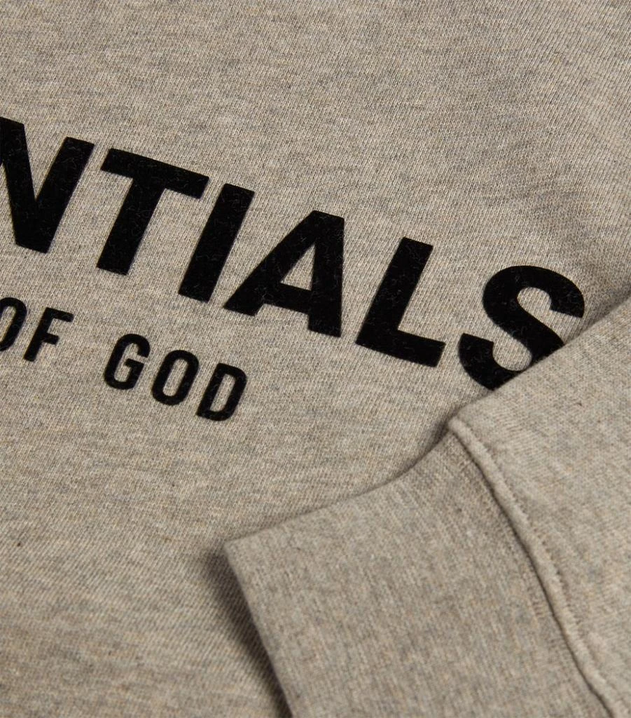 商品FEAR OF GOD ESSENTIALS KIDS|Cotton Logo Sweatshirt (2-16 Years),价格¥529,第3张图片详细描述